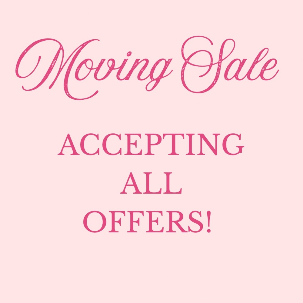 Moving Sale Announcement